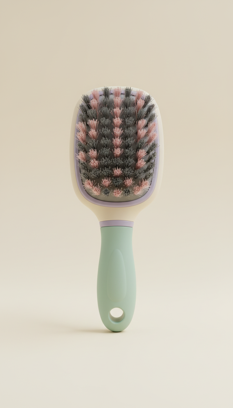 ErgoGrip ergonomic grooming brush